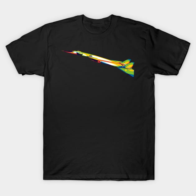 XB-70 in Pop Art T-Shirt by wpaprint